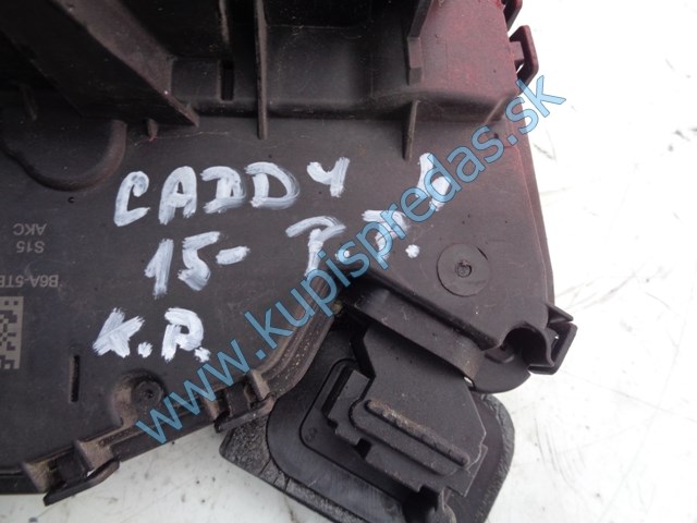 pravý predný zámok na vw volkswagen caddy IV, B6A- 5TB837016A